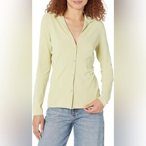 VINCE Women’s Collard Cardigan Sweater / FLAWED / Cacti / Size: Small